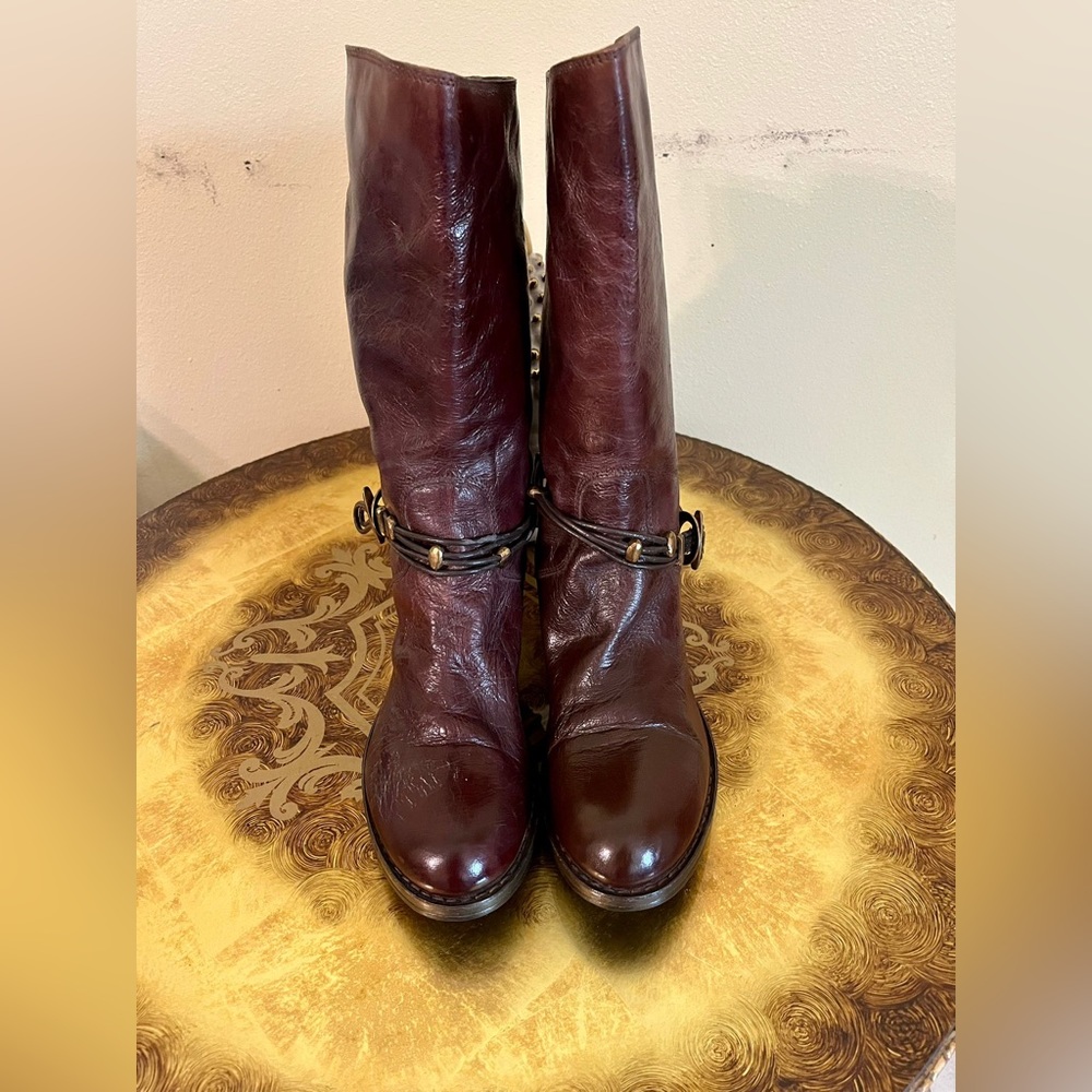 Sesto meucci top boot women leather Italian